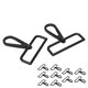 thumbnail image 5 of Cierre de llavero Jadeshay 10 piezas Gancho a presión para cordón bolso accesorios de hardware para equipaje clip de aleación con forma de langosta, 5 of 14