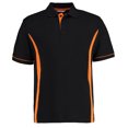 thumbnail image 1 of Kustom Kit - Polo  Pique de manga corta Modelo Scottsdale Hombre Caballero - Verano/Trabajar (Negro/Naranja), 1 of 2