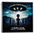 thumbnail image 4 of 2025 Cameroon 2 oz Silver UFO & Aliens: UFO and Human, 4 of 4