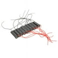 thumbnail image 3 of 10x caja de soporte de caja de Clip de batería móvil AAA de una sola ranura con cables DIY, 3 of 6