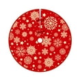 thumbnail image 1 of Falda para árbol de Navidad Delantal para árbol de Navidad 90cm Decoraciones navideñas Navidad Estilo C, 1 of 9