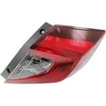 thumbnail image 4 of Tail Light Compatible With 2016-2021 Honda Civic Right Passenger Side, Outer With bulb(s), 4 of 5