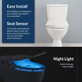 thumbnail image 4 of Bio Bidet - Slim Three Electric Self-Cleaning Bidet Toilet Seat w/Warm Water - Elongated White -, 4 of 9