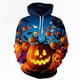 thumbnail image 3 of Sudadera con capucha con estampado de calabaza de moda de Halloween para hombre, divertida sudadera informal de manga larga con estampado 3D, jersey de gran tamaño con capucha, 3 of 4