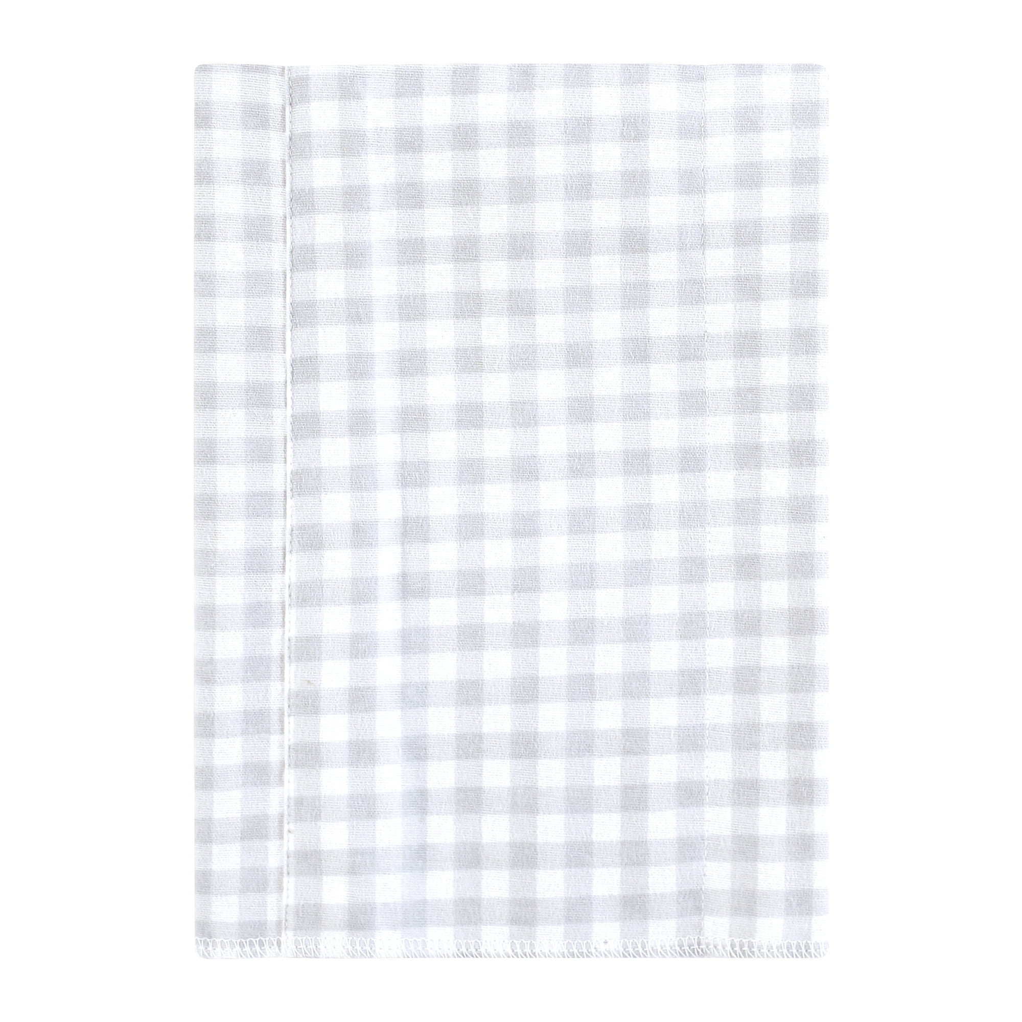 Hudson Baby Unisex Baby Cotton Poly Flannel Burp Cloths, Leafy Elephant, One Size