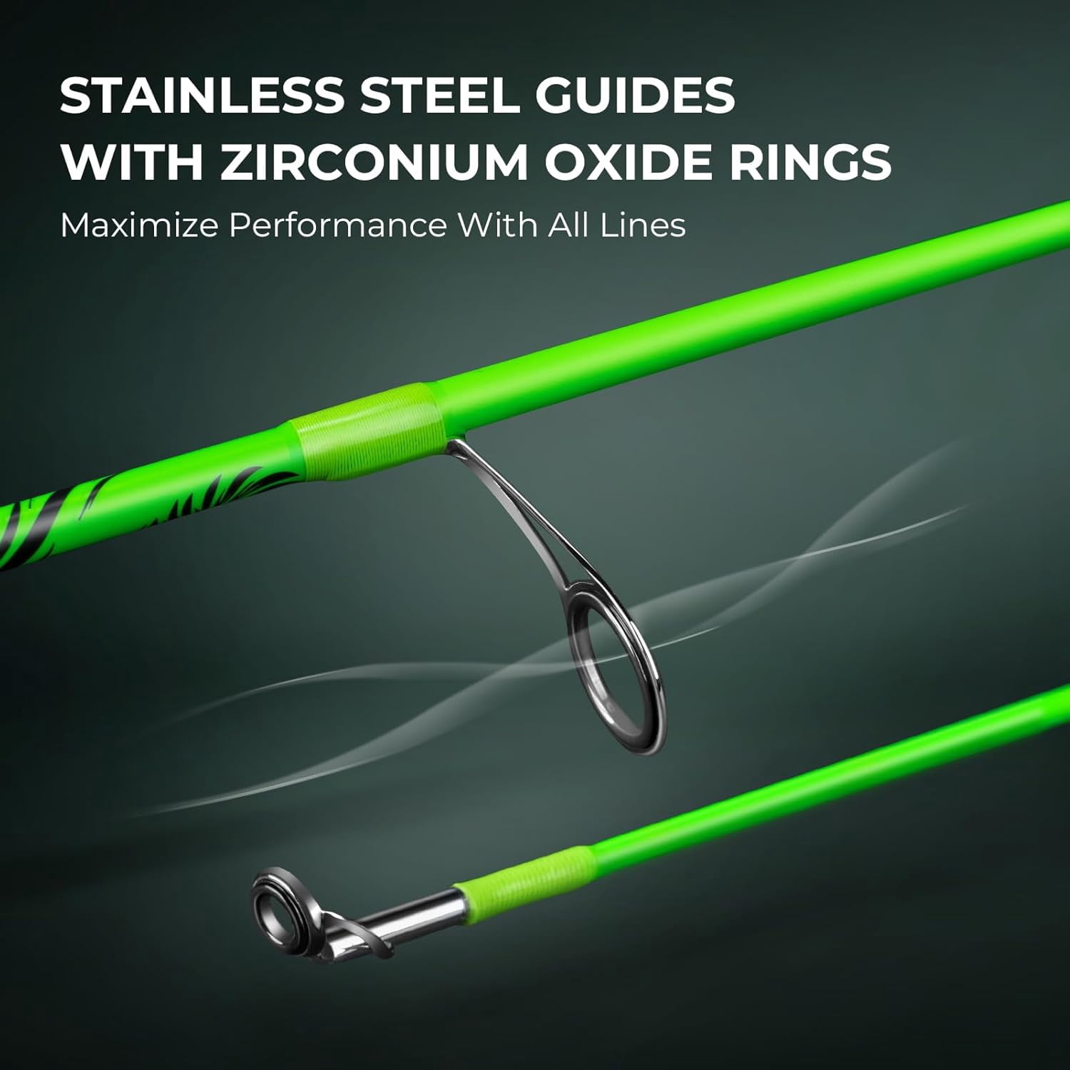 KastKing Zephyr Dual-tip Fishing Rod & Reel Combo, Dual Tips Section for Different Powers, IM6 Graphite 2Pc Blanks, KastFlex Technology, Rubber Cork Handle, Integrate Hook Keeper, 11 Models