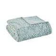 thumbnail image 4 of Oversized Faux Fur Throw for Women & Men, Soft Blanket for Home, Oeko-Tex Certified, 60" x 70", Aqua, 4 of 7