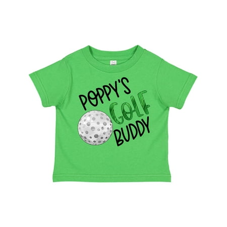 

Inktastic Poppy s Golf Buddy with Golf Ball Gift Toddler Boy or Toddler Girl T-Shirt