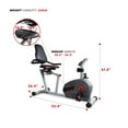 thumbnail image 2 of Sunny Health & Fitness Essential Interactive Series Recumbent Bike – SF-RB422903, 2 of 9