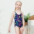 thumbnail image 2 of PASHOP Girls One Piece Swimsuits for 4-8 Years Kids Swimsuits Girls Swimsuits Size 6 Girl Swimwear Bathing Suit, 2 of 6