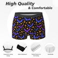 thumbnail image 2 of Men's Boxer Briefs, halloween bat star Soft Comfy Mens Underwear Boxer Briefs Breathable With Widen Waist, 2 of 7