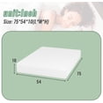 thumbnail image 2 of FDW Full 10 Inch Medium-Firm Memory Foam Mattress, CertiPUR-US Certified, Wave Comfort, White, 2 of 6