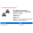 thumbnail image 2 of Rear Wheel Hub Assembly Set - Compatible with 2012 - 2017 Kia Rio 2013 2014 2015 2016, 2 of 2
