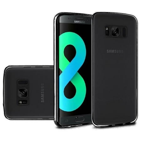 Samsung Galaxy S8 Plus Case Cable OTG Combo Kit, Premium Flexible ShockProof TPU Soft Skin Case with 3.5mm AUX Audio Cable and Type C USB to Type A USB OTG Adapter -