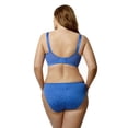 thumbnail image 2 of Elila Women&rsquo;s Plus Size Make It Lace & Microfiber Brief, Medium Coverage, Style 3503 Cobalt Blue, 2 of 2