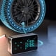 thumbnail image 5 of Bomba infladora de neumáticos con pantalla táctil - compresor de aire portátil inalámbrico con pantalla digital, luz LED y batería externa, 150 PSI, carga tipo C, 5 of 9