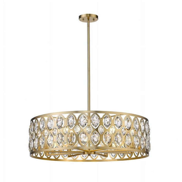 8 Light Chandelier Frame Finish Heirloom Brass - Walmart.com