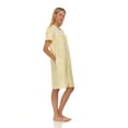 thumbnail image 3 of Lati Fashion Women Short Sleeve Nightgown Snaps Front, Regular and Plus Size, 3 of 4