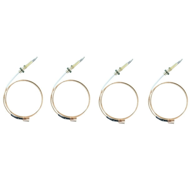 4X Tornillo Estufa de Gas Termopar Calentador Quemador Cocina Piezas Universales para Chimenea Controlador de Temperatura Digital