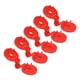 thumbnail image 4 of 100 clips de plástico para tela de sombra a prueba de pájaros, clips de tela resistentes para invernadero, jardín al aire libre, color rojo VoborMX herramienta, 4 of 8