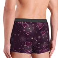 thumbnail image 4 of Kdxio Men's Boxer Briefs with Snowflakes and Hearts Print - Comfortable and Breathable Underwear for Everyday Wear, 4 of 7