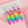 thumbnail image 4 of 2pcs Random Color 6 Colors Colorful Ballpoint Pen Cartoon Unicorn Writing Pen Student Writing Pen, 4 of 5