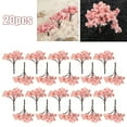 thumbnail image 1 of 20 Pcs Floraison Cerisier Plante Modèle Arbre Chemin de Fer Mise en Page Décoration Scène, 1 of 10