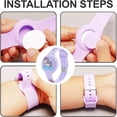 thumbnail image 7 of YUNOVA AirTag Bracelet for Kids, Comfort-Fit Adjustable Wristband with Cute Cartoon Designs - Waterproof Soft Silicone Cover for Apple AirTag, Anti-Lost Holder, 7 of 7
