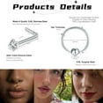 Briana Williams Home Septum Piercing Set, Self Nose Piercing Gun with