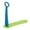 Blue Green, variant on Siruishop Snow Sled Board Cold Resistant Portable Snow Skate for Snow Grass Boys Girls Blue Green