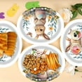 thumbnail image 2 of SLYNSHome - 50 Pcs - Easter Disposable Paper Plates Heavy Duty for Dinner Party Decoration - 12.6 inch - Cute Rabbit Plates Bunny Tableware for Home Easter Parties Wedding Decor, 2 of 7