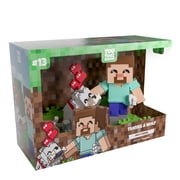 Youtooz Minecraft Taming a Wolf Vinyl Figure, 4.9-inch Collectible Diorama Set, Figure #13