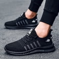 thumbnail image 3 of Men's Sneakers For Running Jogging Trendy Knitted Breathable Lightweight Comfy, 3 of 9