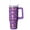 Purple, variant on Spooky Halloween 30oz Pumpkin Tumbler with Handle and Straw Lid – Gift Coffee Mug – Insulated Travel Cup