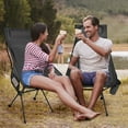 thumbnail image 3 of TOPCHANCES Ultralight High Back Camping Chair, Lightweight Folding Chairs with Headrest, Portable Compact for Outdoor Camp, Hiking, Picnic, Backpacking, 3 of 7