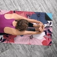 thumbnail image 5 of Fragmented Flowers Gym Towels with Storage Bag 72.8"x26.8" for Yoga, Pilates, Fitness - Yoga Blanket & Hot Yoga Towel Included, 5 of 6