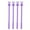 Purple, variant on Pebbuoy 4Pcs Quick-drying Gel Pens Cute Rabbit Design Writing Fluently Ultralight Non-slip Comfortable Grip Ink Pens