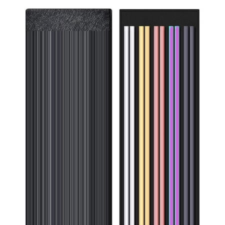 

Stainless Steel Chopsticks Set|5 Pairs Unique Engraved Silver Chopsticks Set|Lightweight Cooking Chapsticks for Household Restaurant Party Multicolor