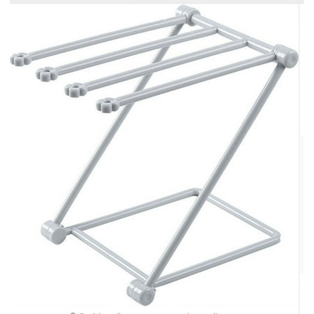 

Kitchen rag rack foldable water cup rack wash pot dishcloth drain rack towel storage rack