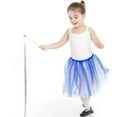 thumbnail image 4 of Luxshiny 2Pcs Rhythmic Gymnastics Ribbon Gymnastics White Handle Polyester Exercise Twirling, 4 of 8