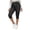 Dark Gray, variant on Qiopertar Women's Casual Printed Pants High Waisted Elastic Waist Stretchy Jeggings with Pockets Calf Hem Slim Fit Imitation Denim Pants, Purple XL