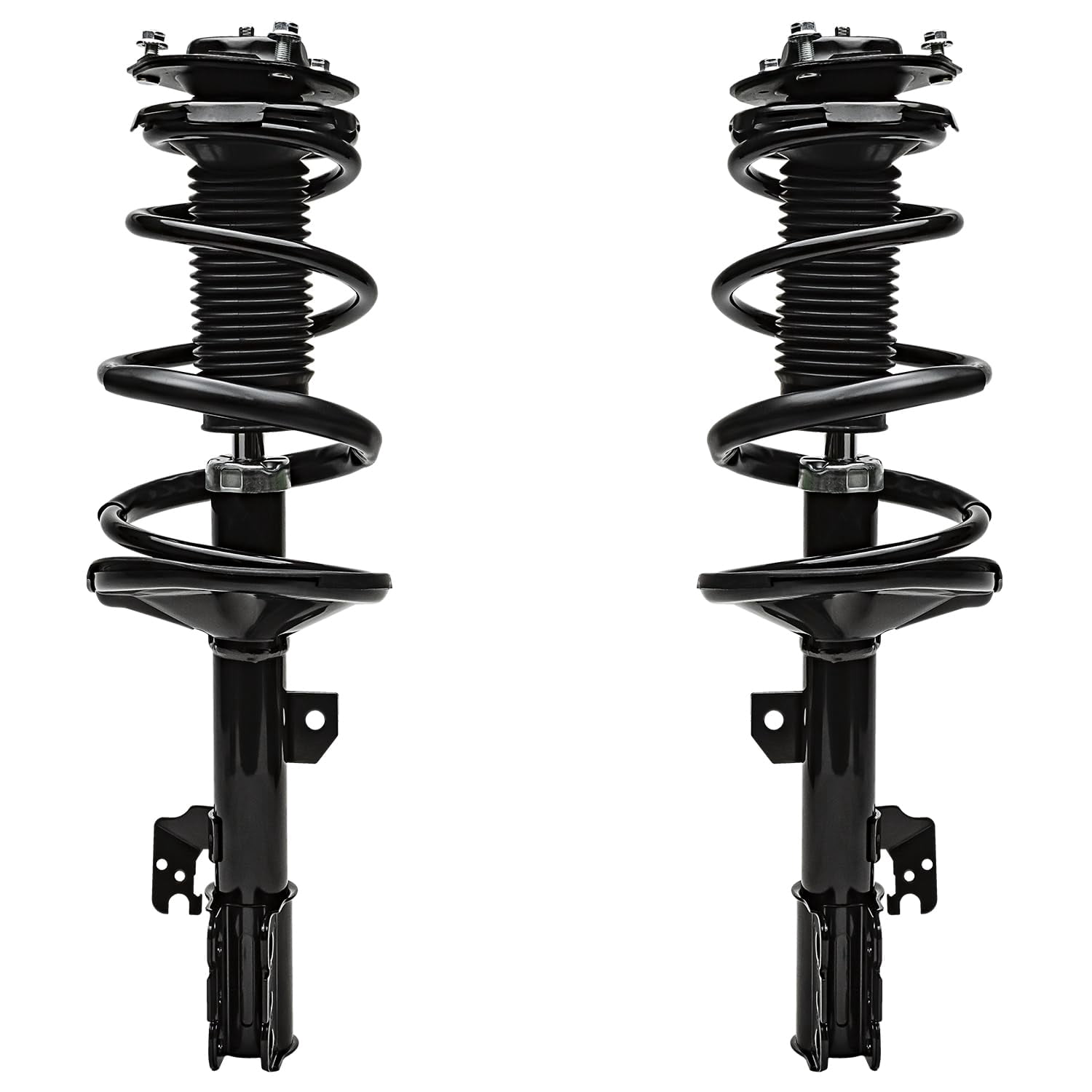 Detroit Axle - AWD Front 8pc Struts Kit for 2001 2002 2003 Toyota Highlander, Front and Rear Struts & Coil Spring Sway Bars Replacement Suspension Quick Install Ready Struts Shocks Assembly