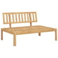 thumbnail image 3 of vidaXL 4 Piece Patio Pallet Sofa Set with Cushions Solid Wood Acacia, 3 of 9