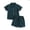 Q329 Army Green, variant on Mifsaly Toddler Girls Boys 2 Piece Outfit Set Solid Short Sleeve Button Down Shirts and Shorts with Pocket Lightweight Holiday Casual Summer Clothes
