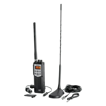 Uniden PRO501TK Pro Series 40-Channel Handheld CB Radio with Magnet-Mount Antenna  Black  PRO501TK