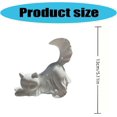thumbnail image 2 of White Ghostly Kitten Sculpture, Cat Figurine Halloween Decoration, Spooky-Cute Pet Statue for Indoor & Outdoor Home Holiday Display, 2 of 7