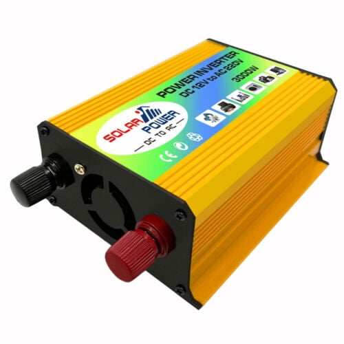 Solar Inverter 3000W DC 12V To AC 110V Car Converter Inverters Fast
