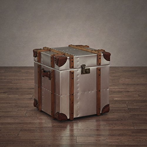 Commander Table d'Appoint de Rangement pour Coffre en Aluminium