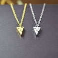 thumbnail image 5 of Dalidasy 8Pcs Best Friend Puzzle Friendship Necklace Chains 8 Pendants Creative Pizza Shape Puzzle Necklace Golden, 5 of 10