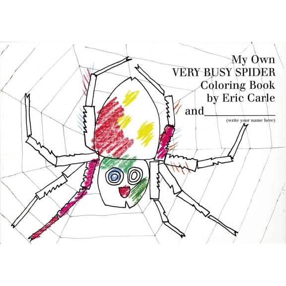 My Own Very Busy Spider Coloring Book, (Paperback)